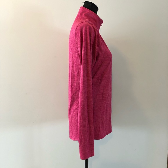 Women's Under Armour Fuchsia Pink 1/4 Zip Long sleeve Pull-over size M - Picture 4 of 11